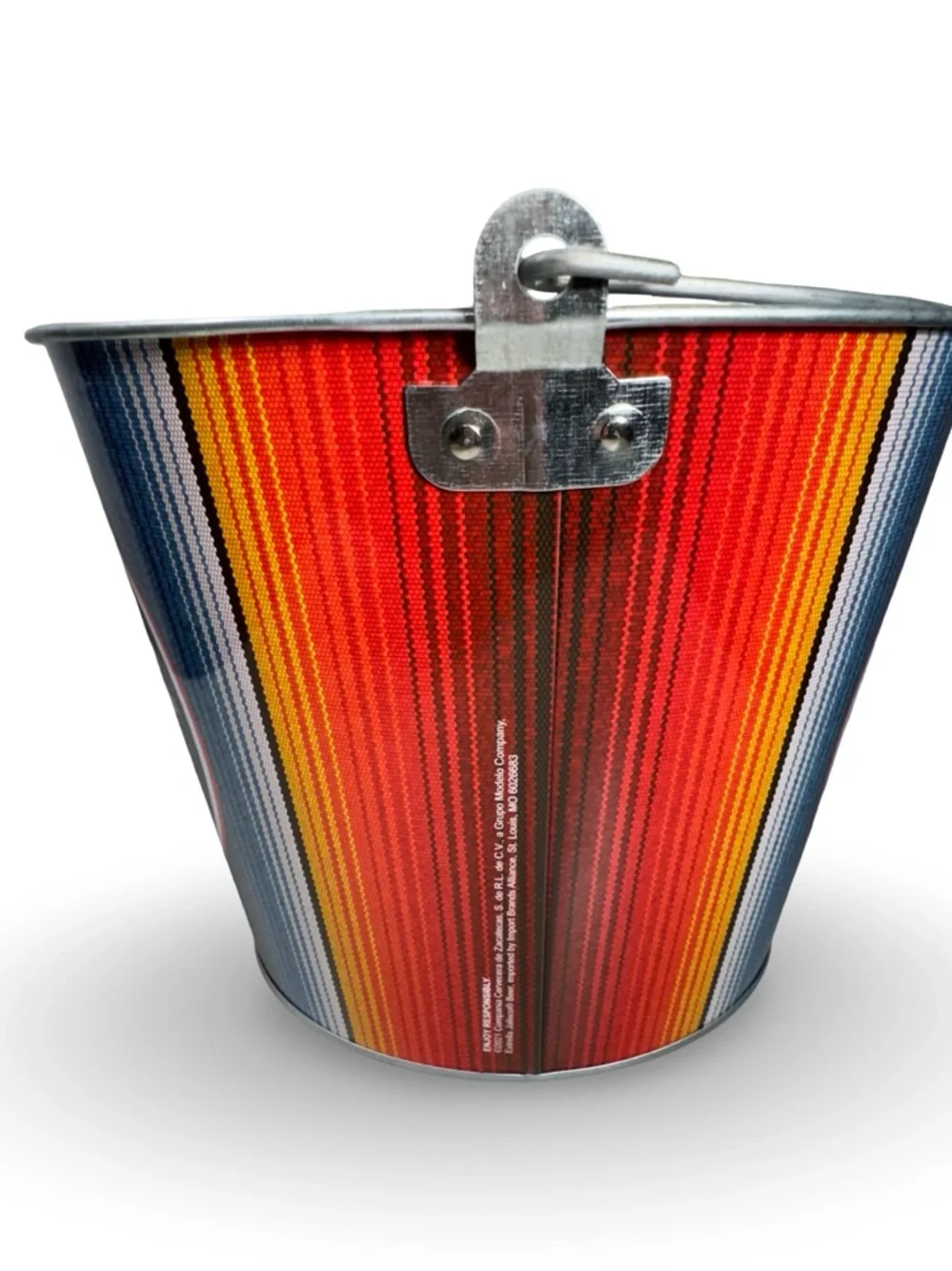 Estrella Jalisco Ice Bucket Metal Beer Bucket Cooler Barware Party Decor